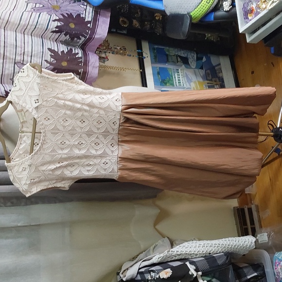 Dresses & Skirts - Dress upcycled  Lace dress and prom dress. Size small lightweight.